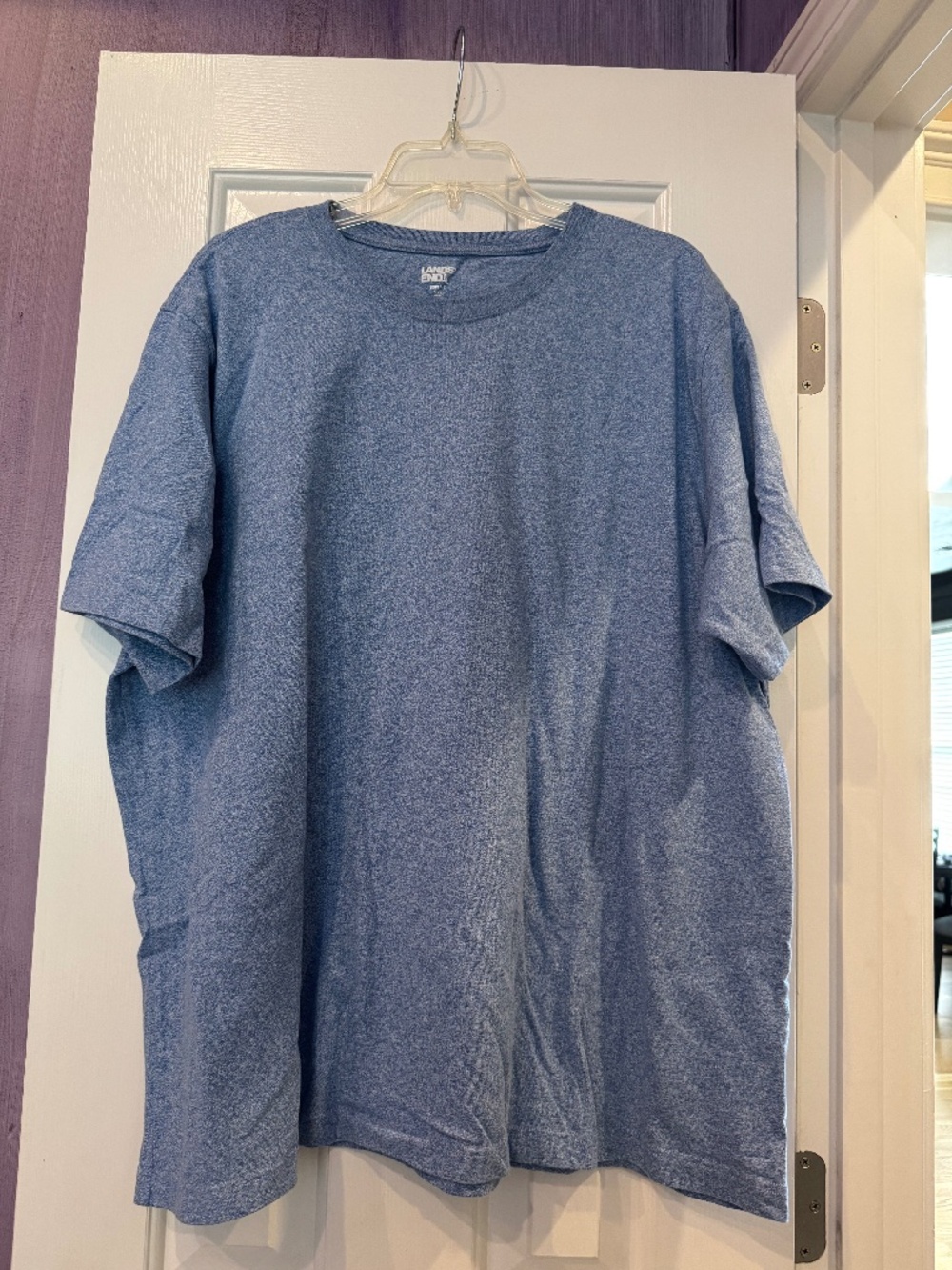 Men’s Lands End t-shirt, blue heather, XXL, excellent condition